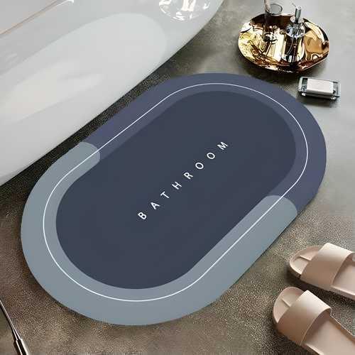 Super Absorbent Quick-Dry Bath Mat — Anti-Slip & Anti-Mould
