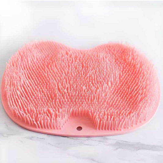 Silicone Foot & Back Scrubber — Suction Wall & Floor Mat