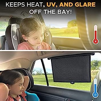 Universal Fit Magnetic Car Side Window Privacy Sunshade Curtain