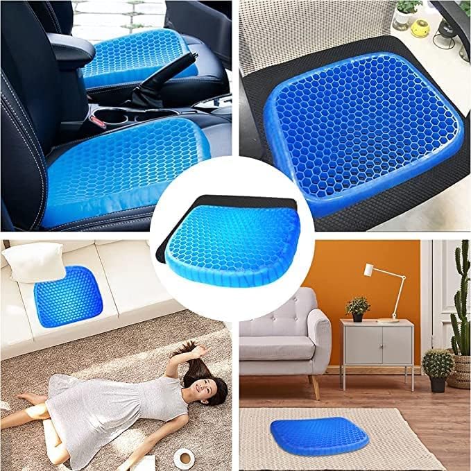 Honeycomb Gel Seat Cushion — Back & Tailbone Pain Relief