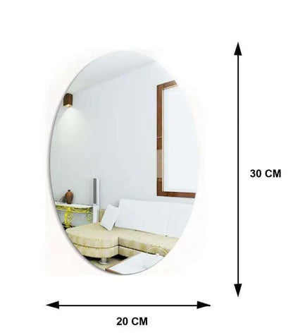 Combo of Oval & Square Shape Mirror – Pack of