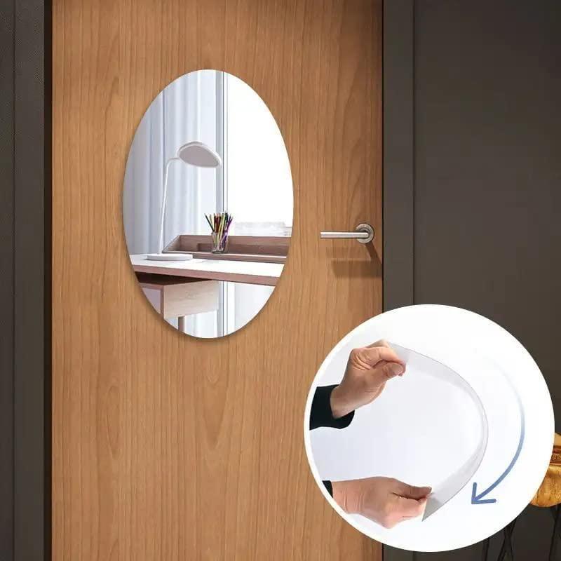 Combo of Oval & Square Shape Mirror – Pack of