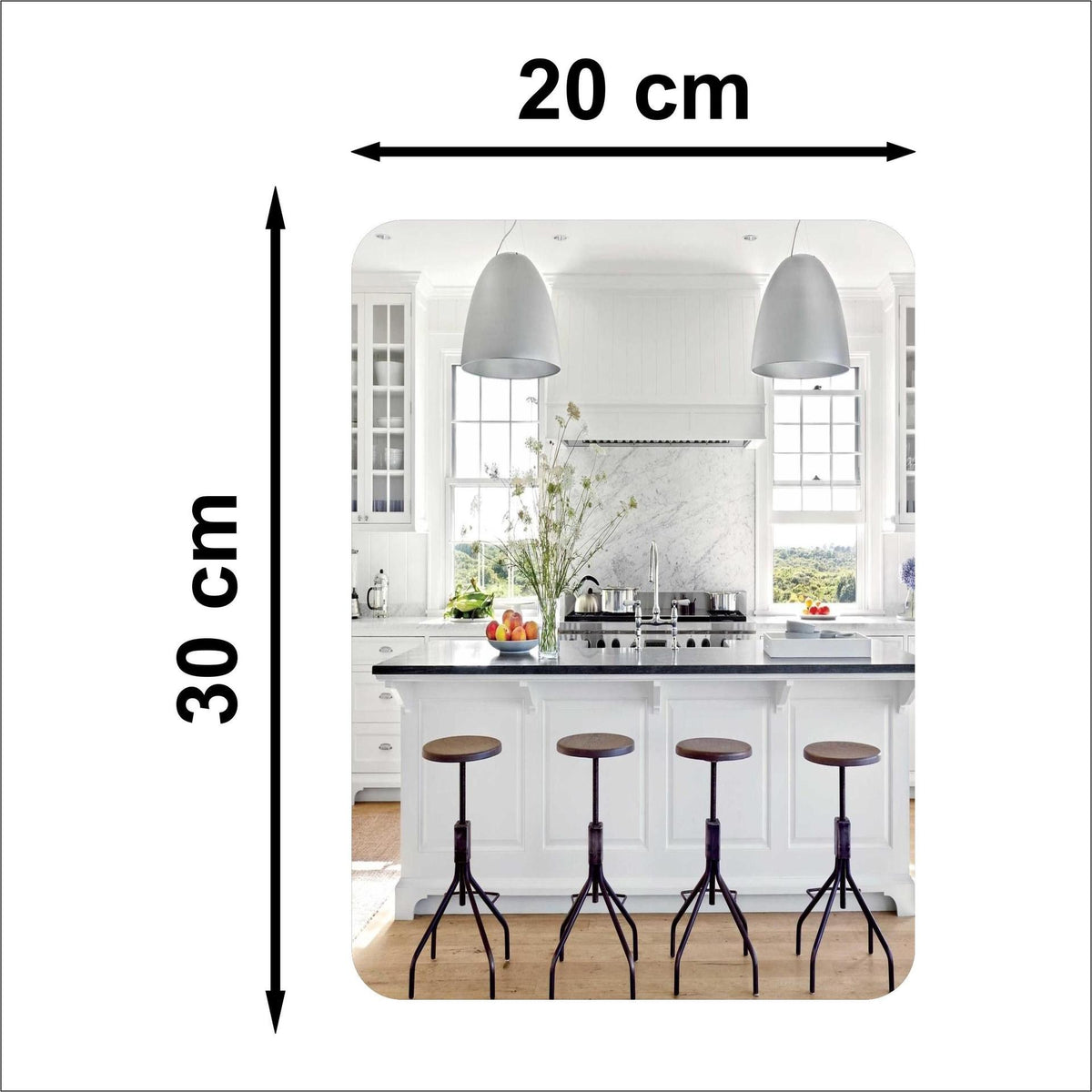 Combo of Oval & Square Shape Mirror – Pack of