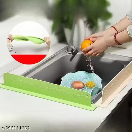 Kitchen Sink Splash Guard — No More Wet Counters