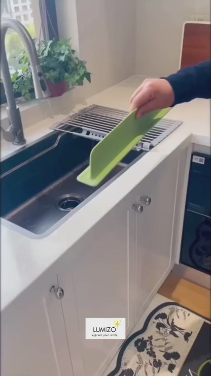 Kitchen Sink Splash Guard — No More Wet Counters